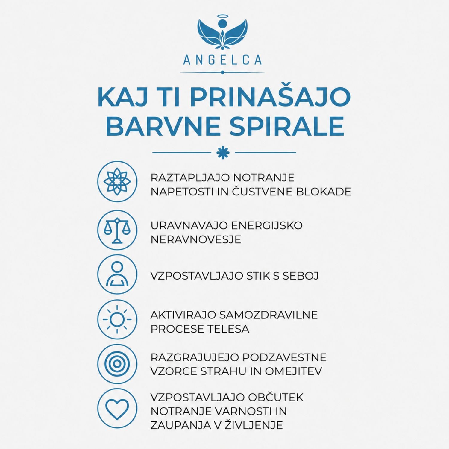 Barvne spirale - energijska rešitev za vsakdanje izzive