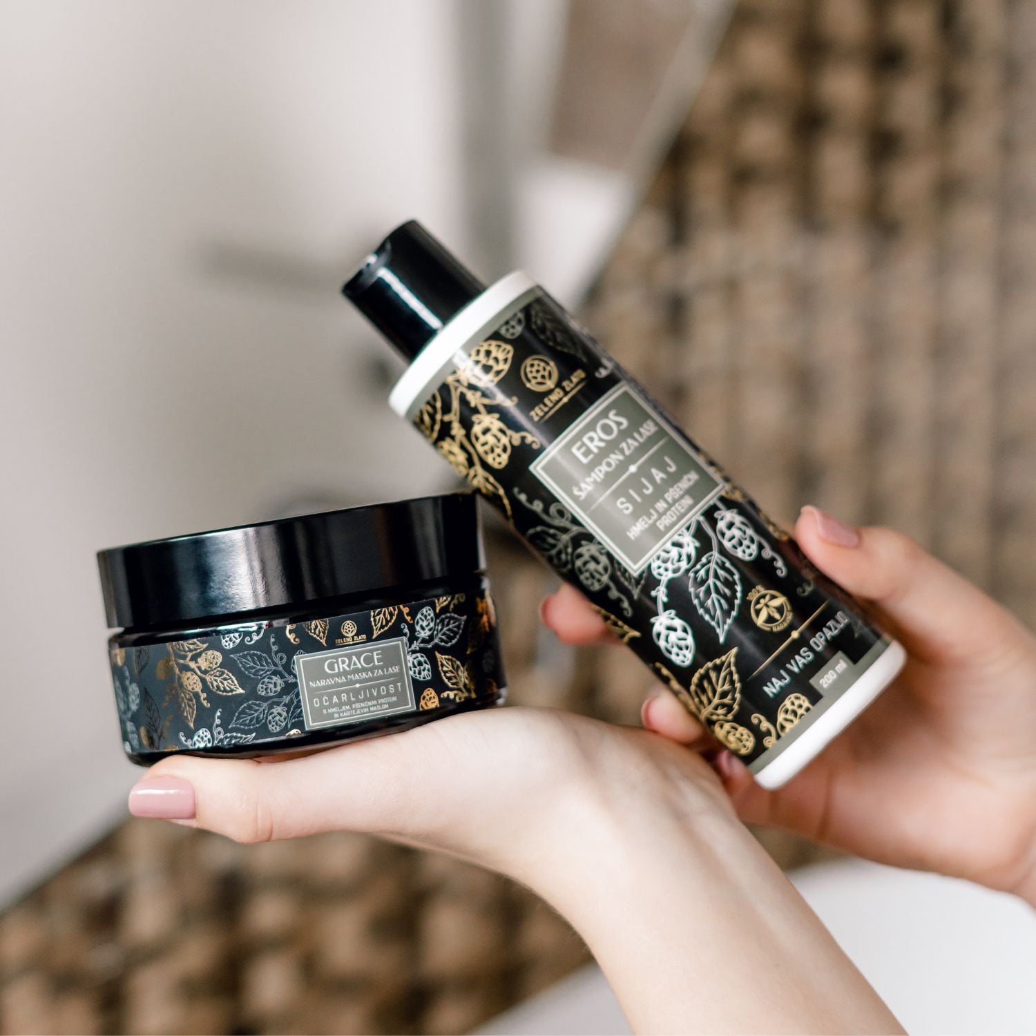 Grace maska za lase in Eros šampon