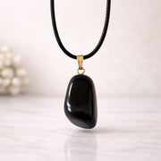 Kristal obsidian obesek horoskop - kozorog angleca