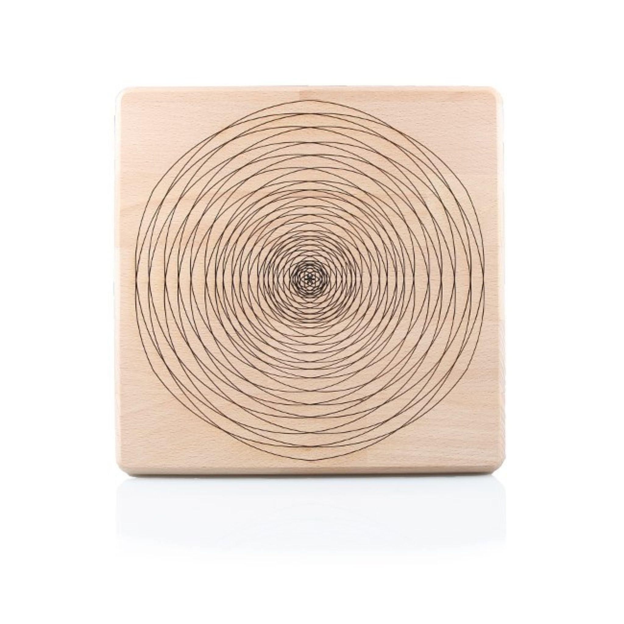 Lesena deska z vrezano spiralo | za energijsko čisto hrano