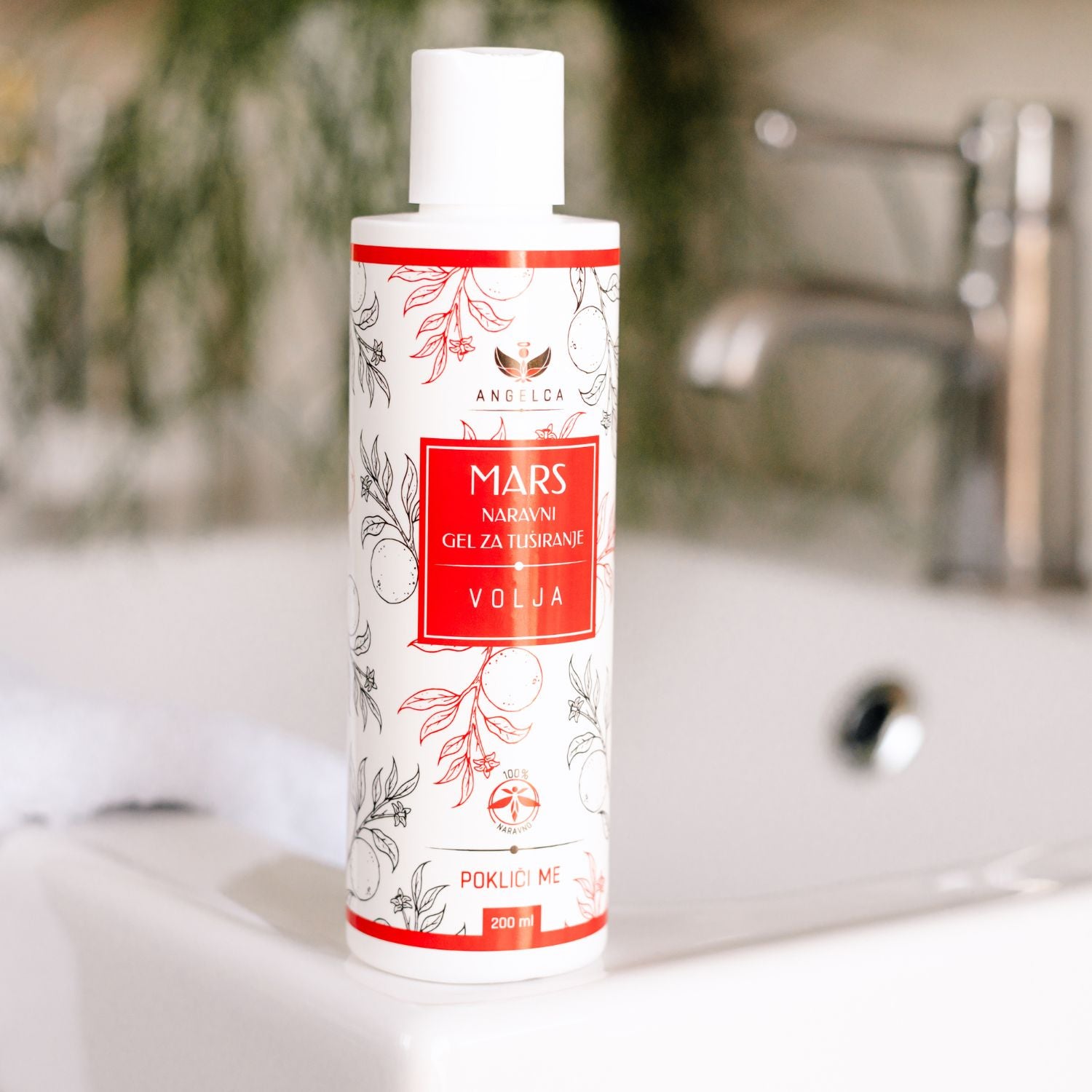 Naravni gel za tuširanje Mars 200ml