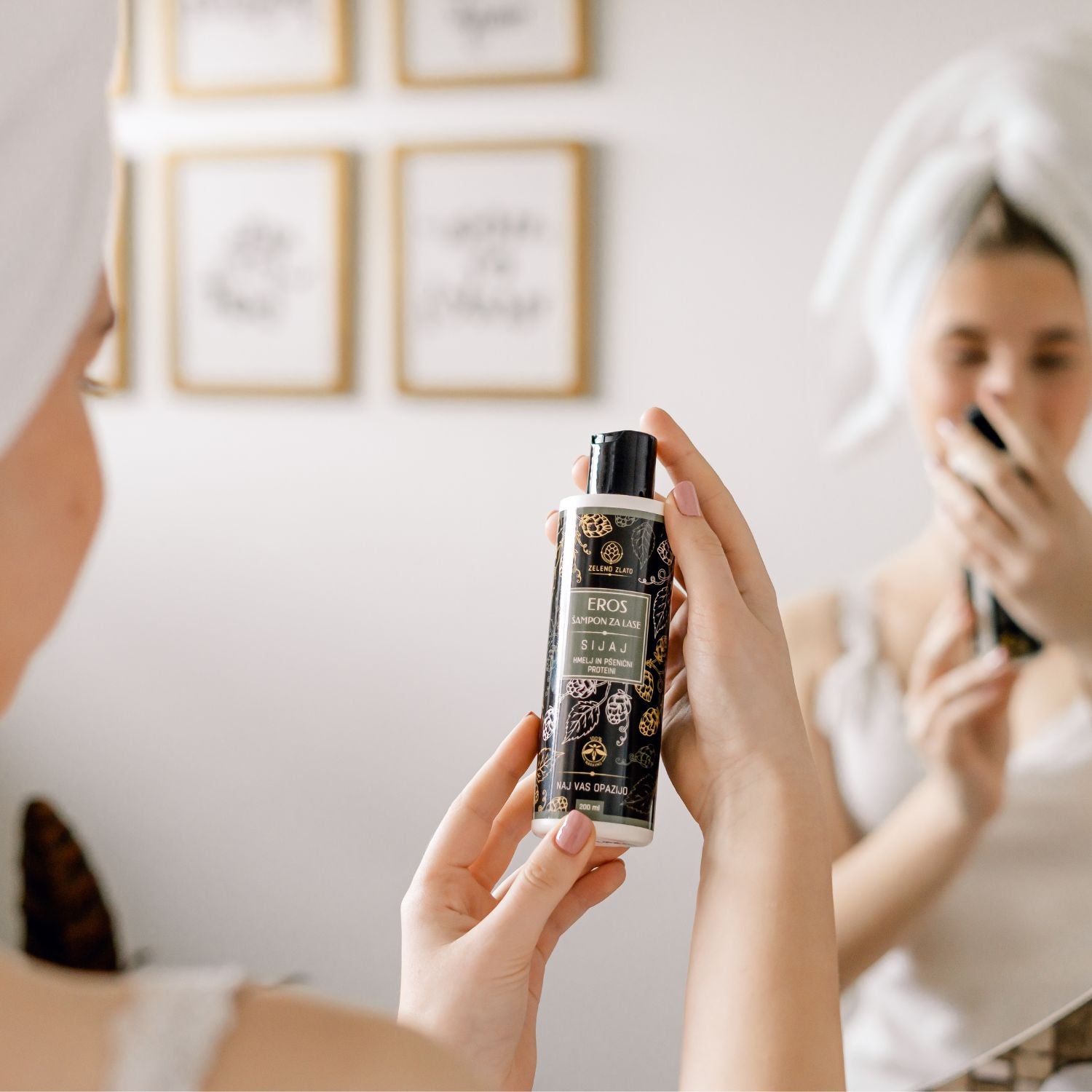 Naravni šampon za lase Eros - Sijaj