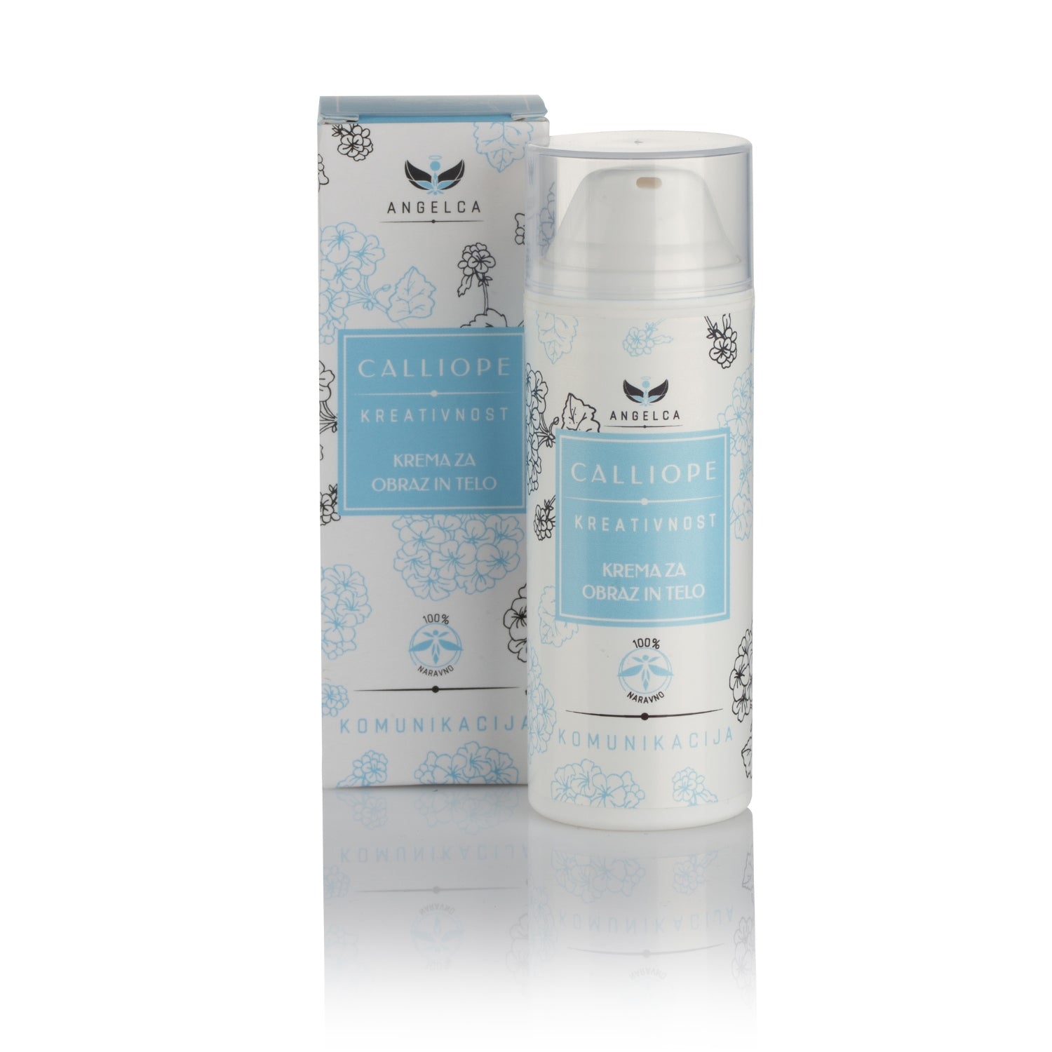 naravna krema calliope z embalažo
