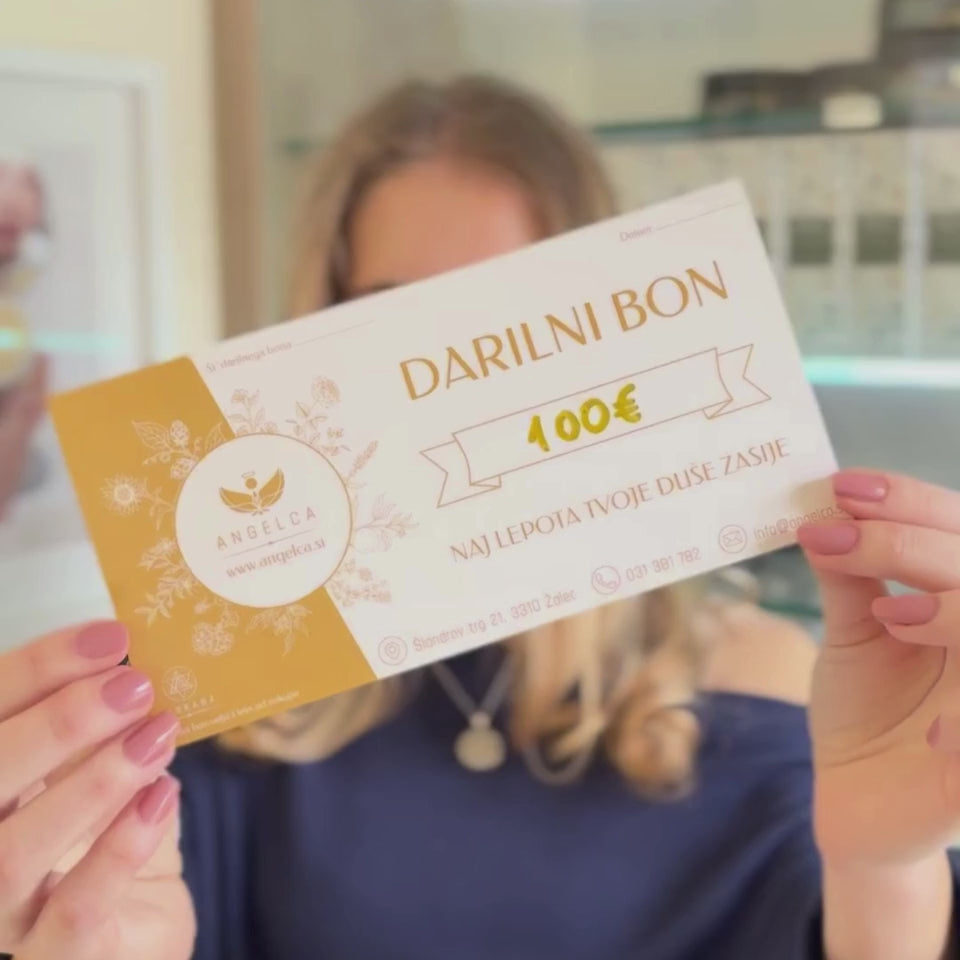 Naloži video: Darilni bon Angelca - popolno darilo za vsako priložnost