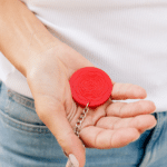 O-life obesek za ključe - rdeč